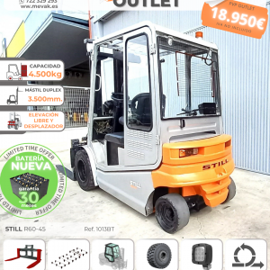 STILL R60-45 BATERÍA NUEVA y CARGADOR NUEVO