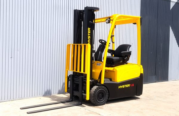 CARRETILLA ELEVADORA OCASION HYSTER BATERIA 90% - Imagen 2