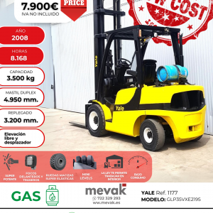CARRETILLA ELEVADORA OCASIÓN GAS YALE