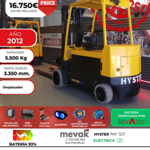 CARRETILLA ELEVADORA SEGUNDA MANO HYSTER