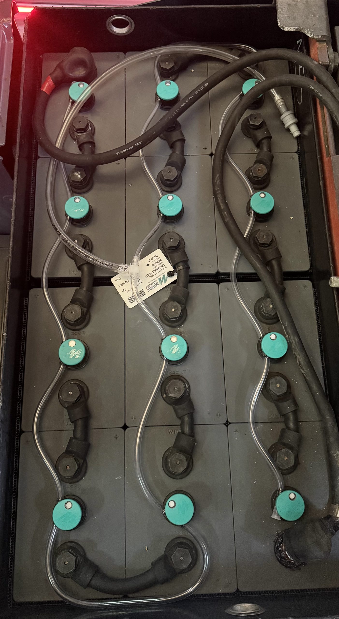 CARRETILLA ELEVADORA OCASION TOYOTA BATERIA 89% - Imagen 5