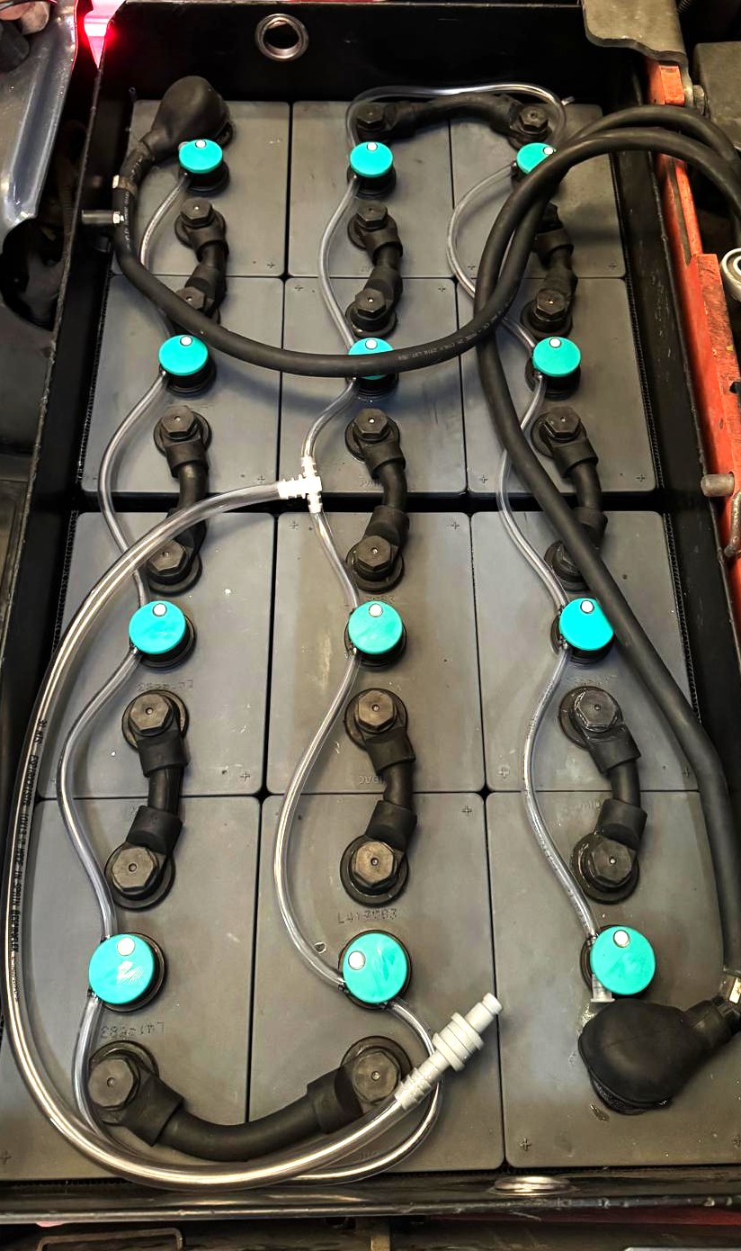 CARRETILLA ELEVADORA USADA TOYOTA BATERIA 89% VERIFICADA POR LEVATIO - Imagen 7