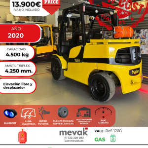 CARRETILLA ELEVADORA SEGUNDA MANO GAS YALE