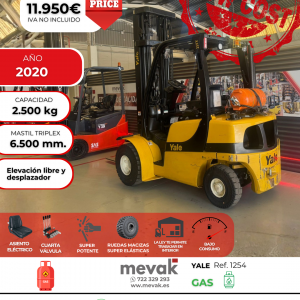 CARRETILLA ELEVADORA USADA GAS YALE