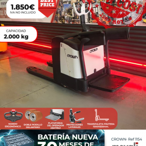 TRANSPALETA FRUTERA ELECTRICA SEGUNDA MANO