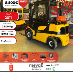 CARRETILLA ELEVADORA SEGUNDA MANO YALE GAS