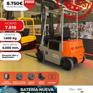 CARRETILLA ELEVADORA OCASION BATERIA NUEVA