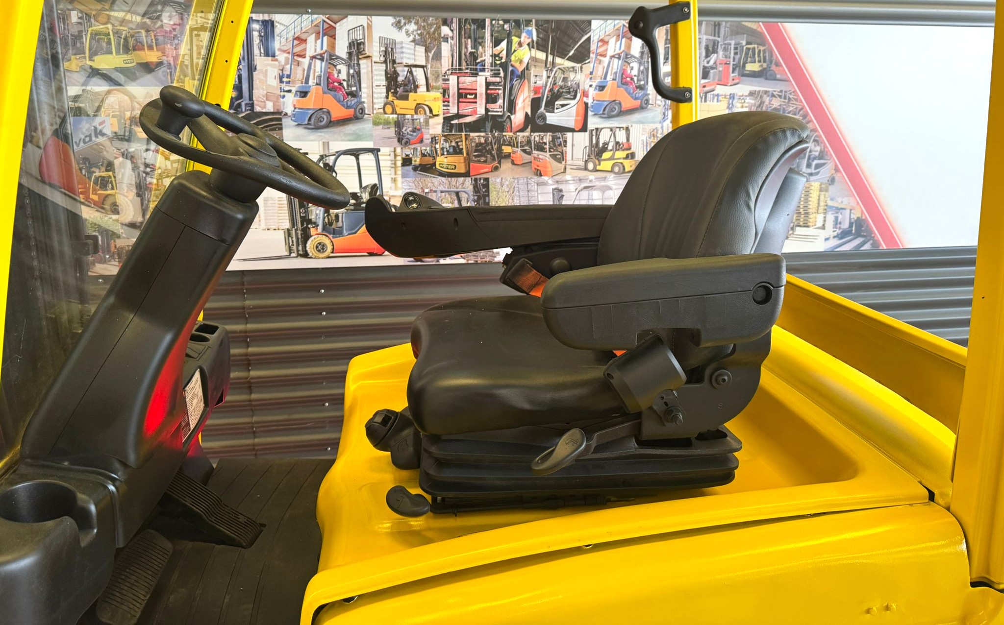 CARRETILLA ELEVADORA USADA HYSTER BATERIA NUEVA - Imagen 7