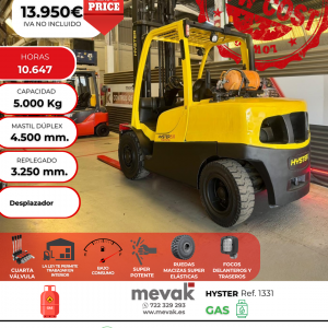 CARRETILLA ELEVADORA USADA HYSTER GAS