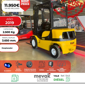 CARRETILLA ELEVADORA SEGUNDA MANO YALE DIESEL