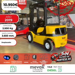 CARRETILLA ELEVADORA SEGUNDA MANO YALE DIESEL
