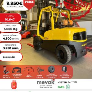 CARRETILLA ELEVADORA USADA HYSTER GAS