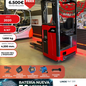 APILADOR LINDE USADO BATERIA NUEVA