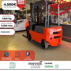 CARRETILLA ELEVADORA BARATA LAURAK DIESEL